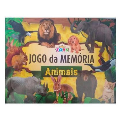 Imagem de Jogo Memória Animais 26 Peças Cada Brinquedo Educativo