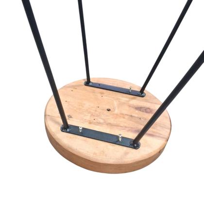 Imagem de Jogo Mesa Bistrô 2 Banquetas Alta Com Encosto Bar Cozinha Balcão - ÉdeCasaMóveis