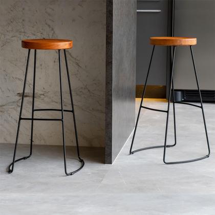 Imagem de Jogo Mesa Bistrô 2 Banquetas Alta Com Encosto Bar Cozinha Balcão - ÉdeCasaMóveis