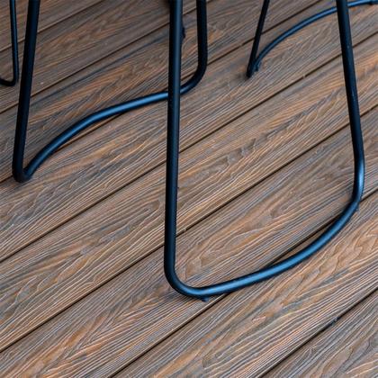 Imagem de Jogo Mesa Bistrô 2 Banquetas Alta Com Encosto Bar Cozinha Balcão - ÉdeCasaMóveis