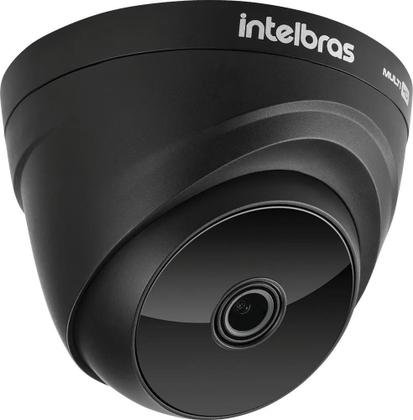 Imagem de Jogo Monitoramento Cameras Segurança Intelbras Via App Dvr 4 Canais e 3 Cameras Black Internas