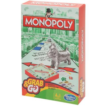 Imagem de Jogo Monopoly Grab & Go Monopoly - Hasbro