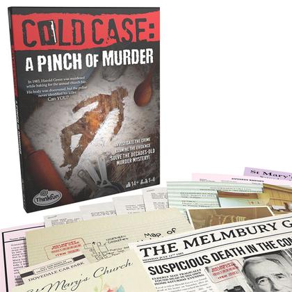 Imagem de Jogo Murder Mystery ThinkFun Cold Case: A Pinch of Murder