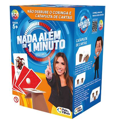 Imagem de Jogo Nada Além de 1 Minuto Não Derrube o Coringa e Catapulta de Cartas 792974 - Pais&Filhos