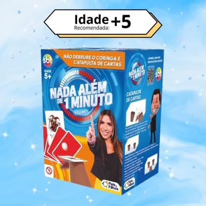 Imagem de Jogo Nada Além de 1 Minuto  Não Derrube o Coringa e Catapulta de Cartas Pais e Filhos