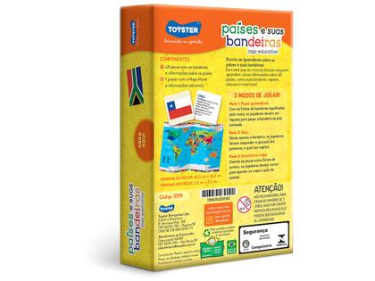 Imagem de Jogo Países e suas Bandeiras Tabuleiro 