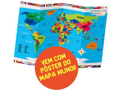 Imagem de Jogo Países e suas Bandeiras Tabuleiro 
