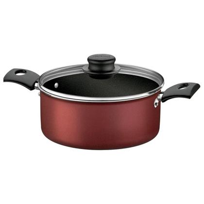 Imagem de Jogo Panelas 10 PeÇas Antiaderente Turim Vermelho Tramontina