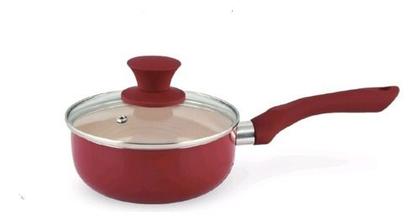 Imagem de Jogo Panelas 5 Pças Cerâmica Cereja Vermelha Veneza Vermelho