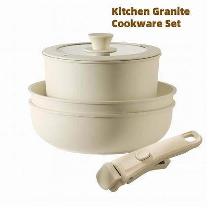 Imagem de Jogo Panelas Antiaderente Com 21 Peças Cabo Removível