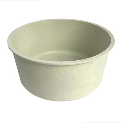 Imagem de Jogo Panelas Antiaderente Off White Cabo Removível Com Fundo Triplo e Revestimento Mármore 6 Peças