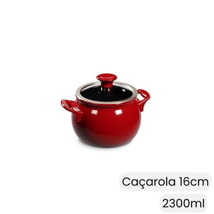 Imagem de Jogo Panelas Cerâmica New Premie Joy 5 Pç Pomodoro Ceraflame