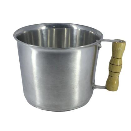 Imagem de Jogo Panelas Grande Alumínio Batido Fundido Grosso e Caneca