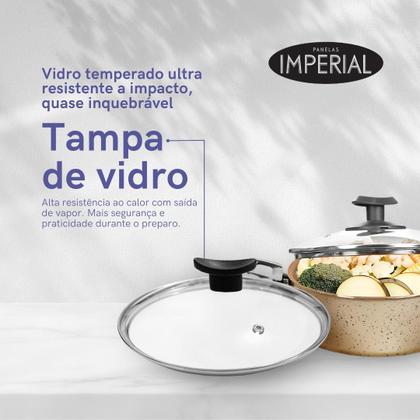 Imagem de Jogo Panelas Grandes Robustas Com Wok 30 Antiaderente Teflon