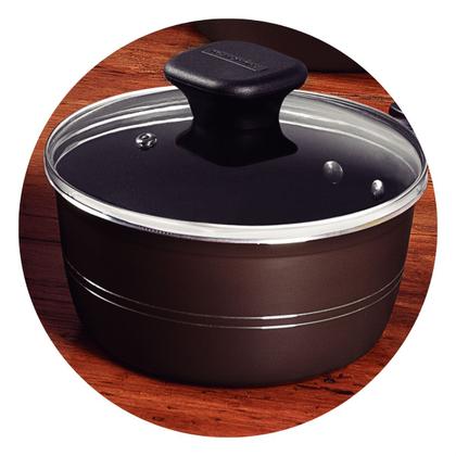 Imagem de Jogo Panelas Sicilia Avelã 5 Peças com Frigideira Antiarentes