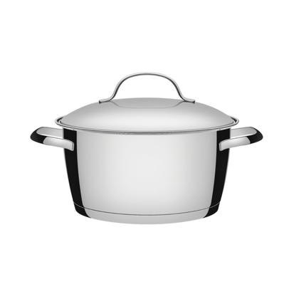 Imagem de Jogo panelas tramontina allegra  5 peças resistente aço inox