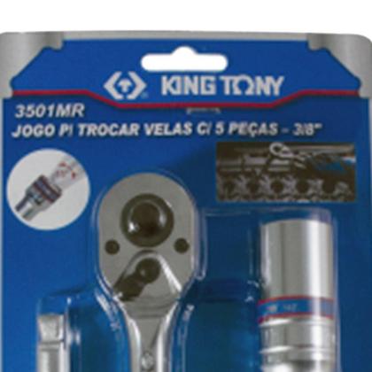 Imagem de Jogo para Trocar Velas Encaixe 3/8 Pol. 5 Peças