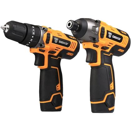 Imagem de Jogo Parafusadeira Furadeira 3/8 Pol. 12V e Chave de Impacto