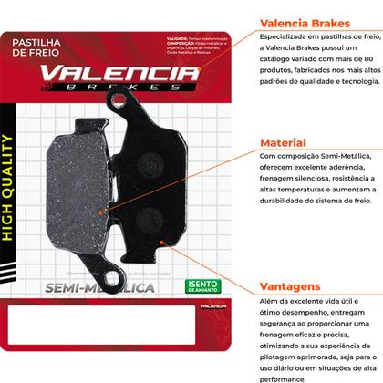 Imagem de Jogo Pastilha Cb 500 F-X/ Cbr 500 R Valencia Brakes