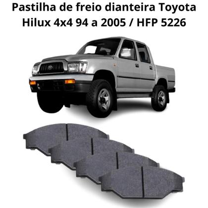 Imagem de Jogo Pastilha De Freio Cobreq N847 Toyota Hilux 4x4 96 - 05