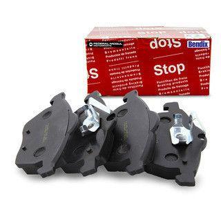 Imagem de Jogo Pastilha De Freio Dianteira Bendix Stop New Beetle 1999 A 2005 Sistema Teves Sem Sensor De Desg
