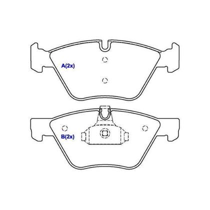 Imagem de Jogo Pastilha de Freio Dianteira BMW Z4 320I 330I 1068