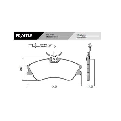 Imagem de Jogo Pastilha De Freio Dianteira Citroen Xsara Picasso 2.0