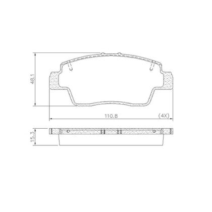 Imagem de Jogo Pastilha De Freio Dianteira Renault Kwid 1.0 - Pd/1660