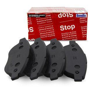 Imagem de Jogo Pastilha De Freio Dianteira Stilo 1.8 16V 2.4 20V 2002 A 2009 Sistema Bosch Sem Sensor De Desgaste