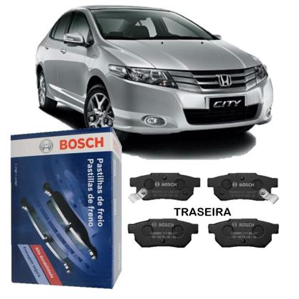 Imagem de Jogo Pastilha Freio Bosch Honda City 2009 2010 2011 2012 2013