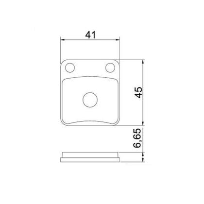 Imagem de Jogo Pastilha Freio Cbx 150 200 Cg 125 150 Ml Turuna Speed Comet Prima Seta Soft  N-906
