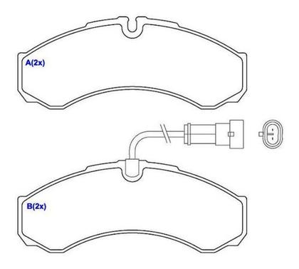 Imagem de Jogo Pastilha Freio Diant/Tras Daily 1270