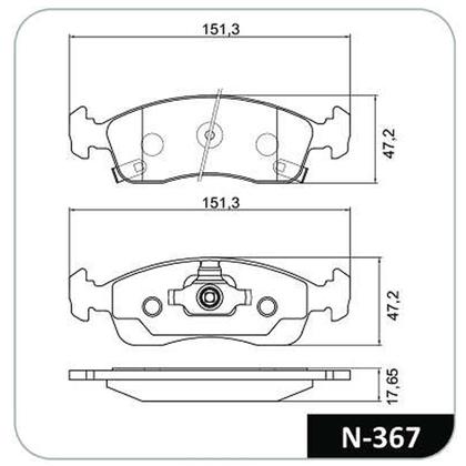Imagem de Jogo Pastilha Freio Onix Prisma Cobalt Joy Cobreq Original