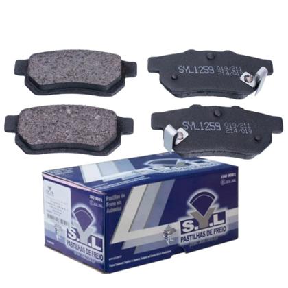 Imagem de Jogo Pastilha Freio Traseiro Integra Honda CRX Civic New Fit