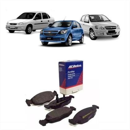 Imagem de Jogo Pastilhas Freio Dianteiro Acdelco Prisma 1.4 agile celta 1.0,1.4 corsa 1.0,1.6 98550706