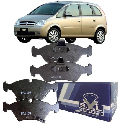 Imagem de Jogo Pastilhas Freio Dianteiro Gm Meriva 2002 a 2009 Syl
