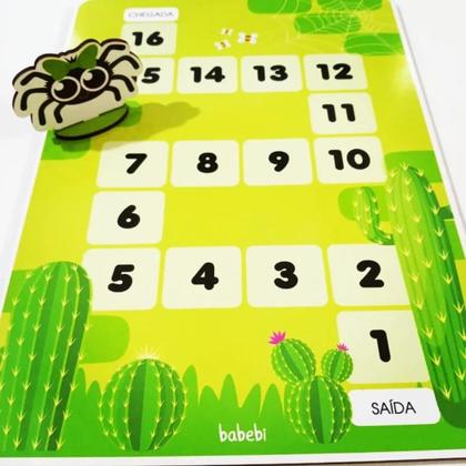 Jogo Pedagógico A Dona Aranha - Madeira Reflorestada - Babebi Imagem de Jogo Pedagógico A Dona Aranha - Madeira Reflorestada