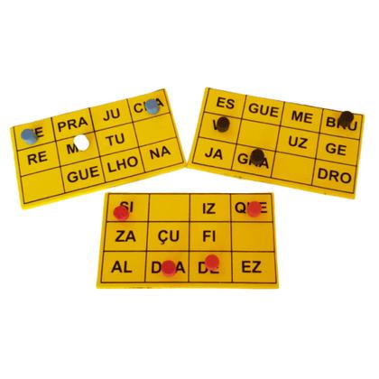 Imagem de Jogo Pedagógico- Bingo De Silabas Em E.v.a colorido