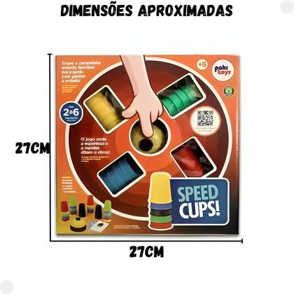 Imagem de Jogo Pedagógico De Tabuleiro Speed Cups 1200 - Paki Plast