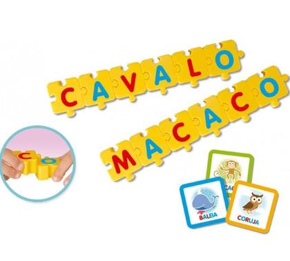 Imagem de Jogo Pedagógico Monta Palavras Multidiciplinar - Elka