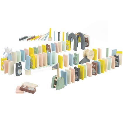 Imagem de Jogo percurso dos dominos 100 pecas sweet cocoon janod