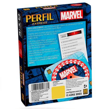 Imagem de Jogo Perfil Express Marvel - Grow