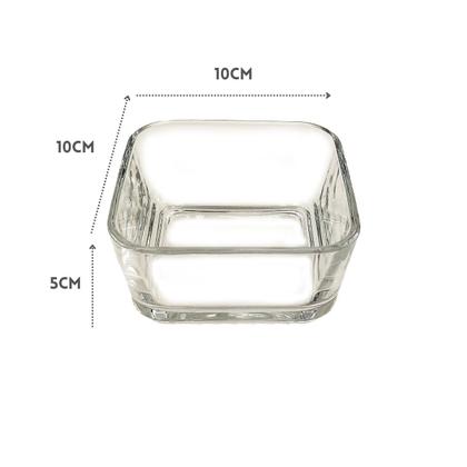 Imagem de Jogo Petisqueira 4 Potes Vidro Bandeja Bambu Tábua De Frios