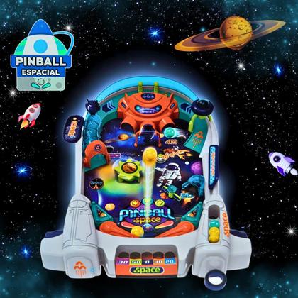 Imagem de Jogo Pinball Espacial DM Toys Fliperama Brinquedo Recreativo
