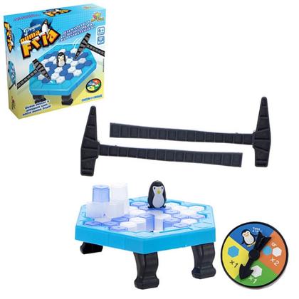 Imagem de Jogo pinguim numa fria quebra gelo