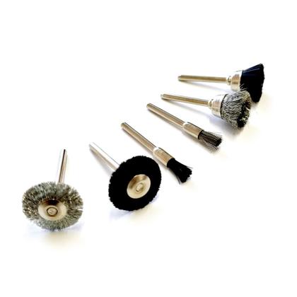 Imagem de Jogo Ponta Montada + Escovas 12 Peças Para Micro Retifica