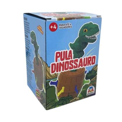 Imagem de Jogo Pula Dinossauro Game Brinquedo Crianças +4 Anos Até 4 Jogadores - Braskit