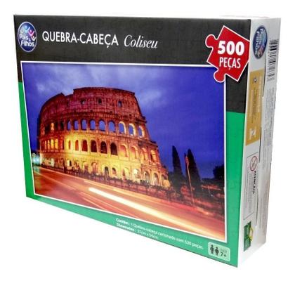 Imagem de Jogo Puzzle Quebra Cabeça Coliseu Roma 500 Peças Itália
