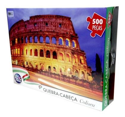 Imagem de Jogo Puzzle Quebra Cabeça Coliseu Roma 500 Peças Itália