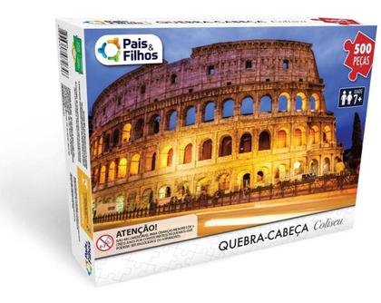 Imagem de Jogo Puzzle Quebra Cabeça Coliseu Roma 500 Peças Itália